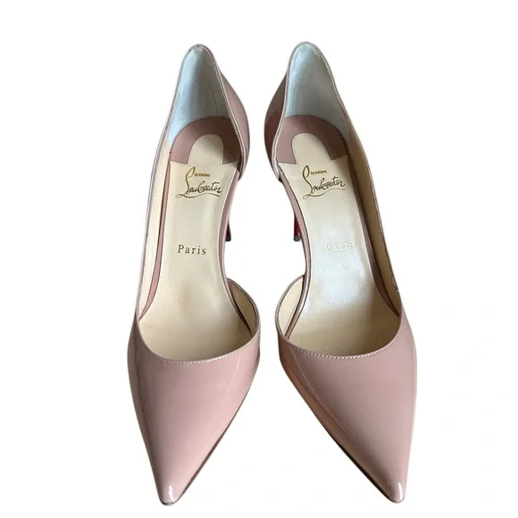 Christian Louboutin Iriza 85mm nude heels RETAIL 895 - Picture 4 of 10